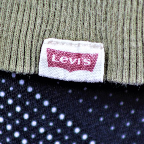 Levis 501 Green Pullover Uni-sex Hoodie Junior - Picture 12 of 12